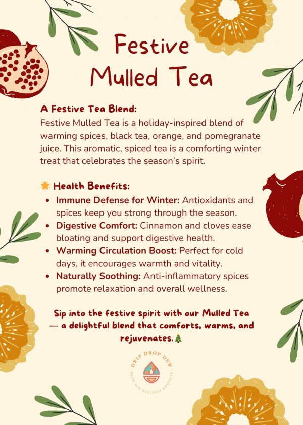 Festive Mulled Tea Blend (2 Packs)